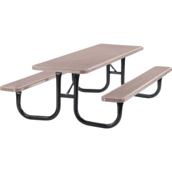 Ultrasite® Table 8' Expanded Metal Rectangular - Beige
