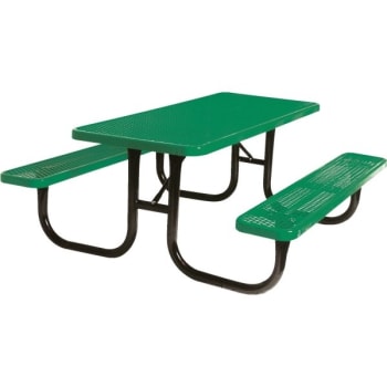 Ultrasite® Table 8' Expanded Metal Rectangular - Green