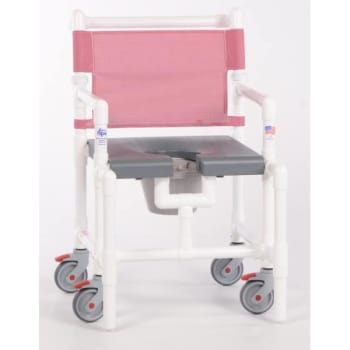 Image for IPU Elite 375 Lbs Shower Commode Chair With Blow Molded Seat, G-Wineberry from HD Supply