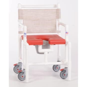 Image for Ipu® Elite 375 Lbs Shower Commode Chair With Blow Molded Seat, R-Linen from HD Supply