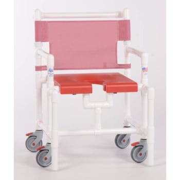 IPU® Elite 450 Lbs Shower Chair With Blow Molded Seat, R-Wineberry