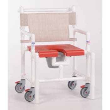 Image for IPU® Elite 450 Lbs Shower Chair Commode With Blow Molded Seat, R-Linen from HD Supply
