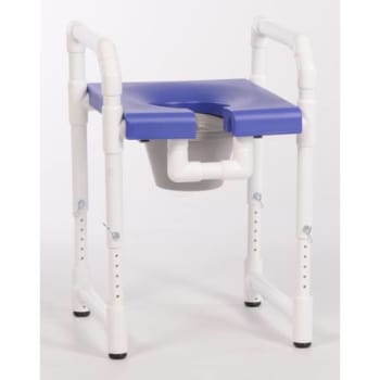 Image for IPU 300 Lbs Toilet Safety Frame With Blow Molded Seat And Pail B from HD Supply