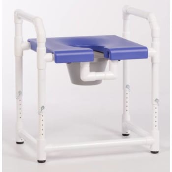 Image for IPU 400 Lbs Toilet Safety Frame With Blow Molded Seat And Pail B from HD Supply