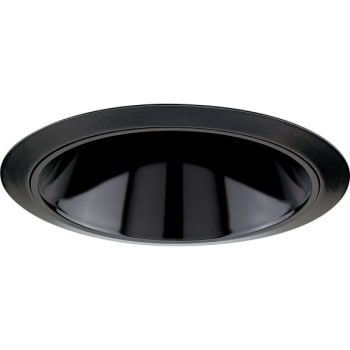 Image for Progress Lighting Black Alzak Cone Trim 7.75 X 4.75 from HD Supply