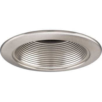 Image for Progress Lighting Brushed Nickel Step Baffle Trim from HD Supply