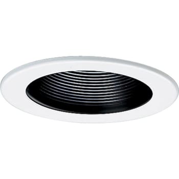 Image for Progress Lighting Black Step Baffle Trim With Matching Baffle Finish from HD Supply