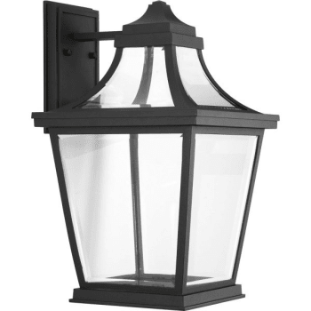 Image for Progress Lighting Led Black One-Light Large Wall Lantern 10.75 X 17.75 from HD Supply
