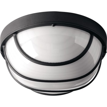 Image for Progress Lighting Led Black Outdoor One-Light Wall Bulkhead 9.5 X 9.5 from HD Supply