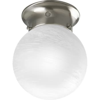 Image for Progress Lighting® 6 In. 1-light Incandescent Flush Mount Light (brushed Nickel) from HD Supply