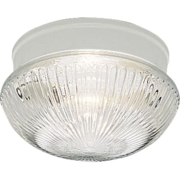 Image for Progress Lighting® 10 in. 2-Light Incandescent Flush Mount Light (White) from HD Supply