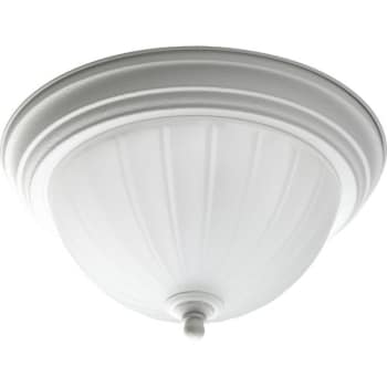 Image for Progress Lighting® 1-light Incandescent Flush Mount Light (white) from HD Supply