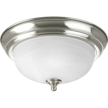 Image for Progress Lighting® 1-Light Incandescent Flush Mount Light (Alabaster Glass) from HD Supply