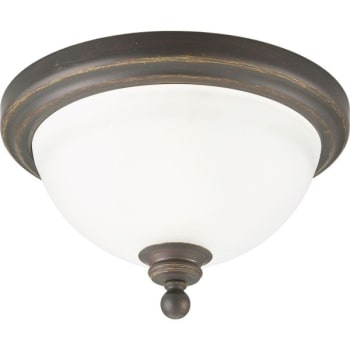 Image for Progress Lighting® 12 in. 1-Light Incandescent Flush Mount Light (Antique Bronze) from HD Supply