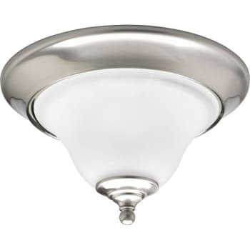 Image for Progress Lighting® 13 In. 1-Light Incandescent Flush Mount Light (Brushed Nickel) from HD Supply