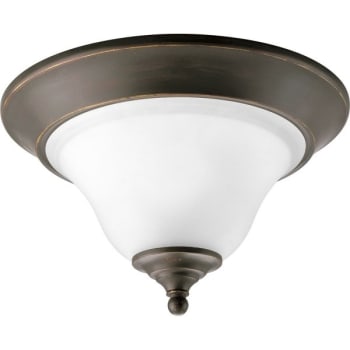 Image for Progress Lighting® 13 In. 1-Light Incandescent Flush Mount Light (Antique Bronze) from HD Supply