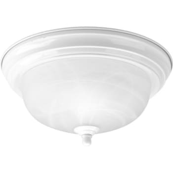Image for Progress Lighting® 11.38 in. 1-Light Incandescent Flush Mount Light (White) from HD Supply
