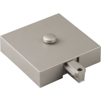 Image for Progress Lighting Brushed Nickel T-Bar End Feed With Canopy Cover 4.25 X 1.375 from HD Supply