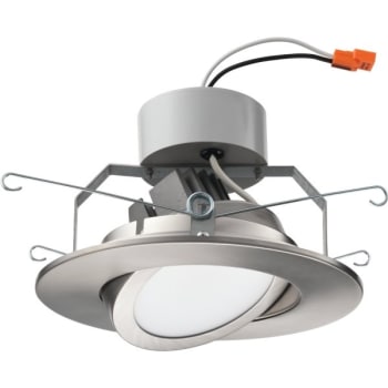 Lithonia Lighting Brushed Nickel 3000k Recessed Gimbal Led Module Lithonia Lighting Brushed Nickel 3000k