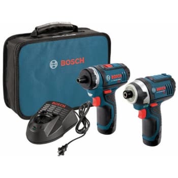 Image for Bosch 12 Volt Cordless Max 2-Tool Combo Kit W/ 2-Speed Pocket/impact Driver from HD Supply