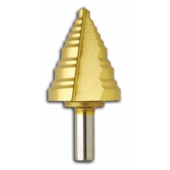 Image for Bosch 1/4 Inch To 1-3/8 Inch Titanium-Coated Step Drill Bit from HD Supply