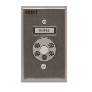 Image for Crest Healthcare® Nurse Call Receptacle Station, Crest/ibm, 5-Contact, 1-Gang from HD Supply
