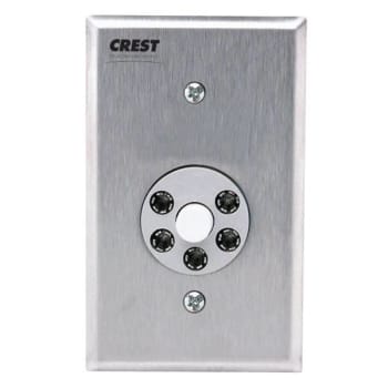 Image for Crest Healthcare® Nurse Call Receptacle Station, Crest/ibm, 5-Contact,1-Gang from HD Supply