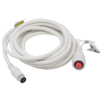 Image for Crest Healthcare® Nurse Call Econocall 12' Cord, Jeron 8-Pin Din Plug, White from HD Supply