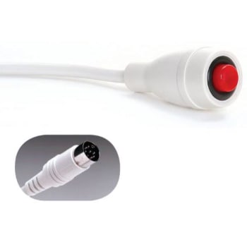 Image for Crest Healthcare® Nurse Call Econocall 7' Cord, Tektone 8-Pin Din Plug,white from HD Supply