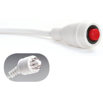 Image for Crest Healthcare 12 Ft Ektacom 8-Pin Plug Econocall Nurse Call (White) from HD Supply