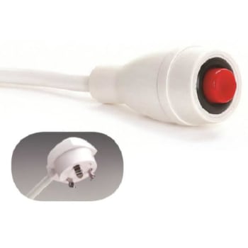 Image for Crest Healthcare® Nurse Call Econocall 10' Cord, Edwards 3-Pin Plug, White from HD Supply