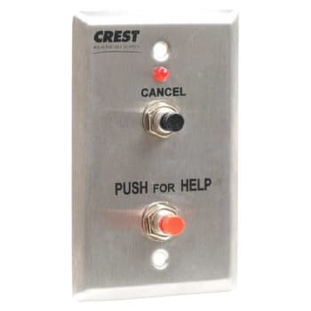 Image for Crest Healthcare® Rauland Replacement Nurse Call Pushbutton Station, 1-Gang from HD Supply