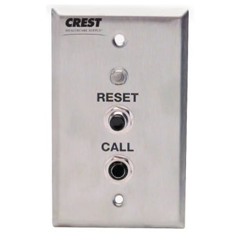 Image for Crest Healthcare® Jack Replacement Couch Nurse Call Receptacle Station, 1/4inch from HD Supply
