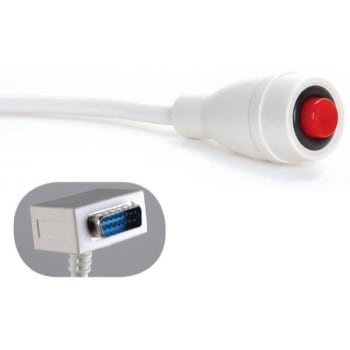 Image for Crest Healthcare 10 Ft Ektacom 15-Pin Plug Econocall Nurse Call (White) from HD Supply
