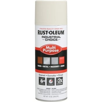 Image for Rust-Oleum Industrial Choice Spray Paint, Antique White, 12 Oz, Package of 6 from HD Supply