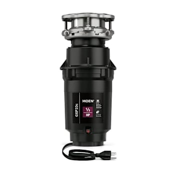 Moen® 1/3 Hp, Garbage Disposal W/ Power Cord