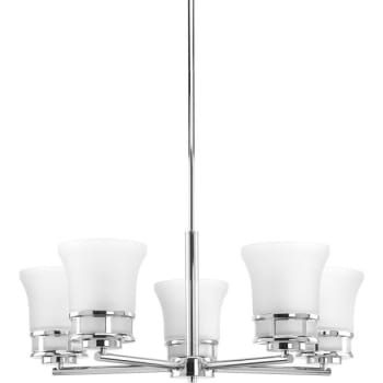Image for Progress Lighting® Cascadia 5-Light Indoor Chandelier (Glass) from HD Supply