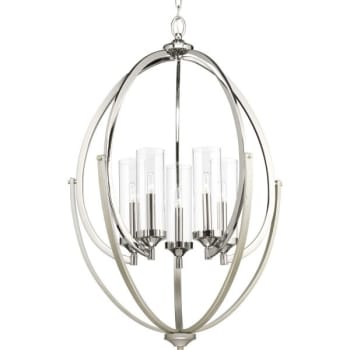 Progress Lighting® Evoke 5-Light Indoor Chandelier (Glass)