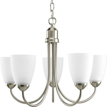 Image for Progress Lighting® Gather 5-Light Ceiling Indoor Chandelier (Glass) from HD Supply