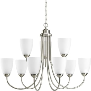 Image for Progress Lighting® Gather 9-light Ceiling Indoor Chandelier (glass) from HD Supply