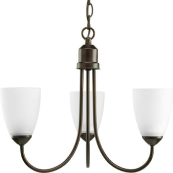 Image for Progress Lighting® Gather 3-Light Ceiling Indoor Chandelier (Glass) from HD Supply