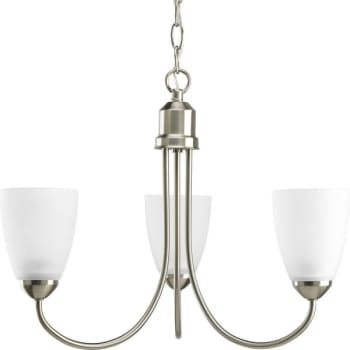 Image for Progress Lighting® Gather 3-Light Ceiling Indoor Chandelier (Glass) from HD Supply