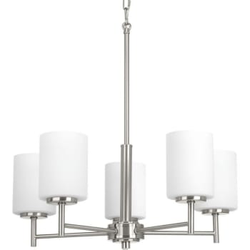 Image for Progress Lighting® Replay 5-Light Hanging Indoor Chandelier (Glass) from HD Supply