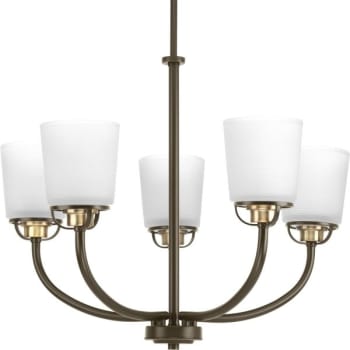 Image for Progress Lighting® West Village 5-Light Chain Indoor Chandelier (Glass) from HD Supply