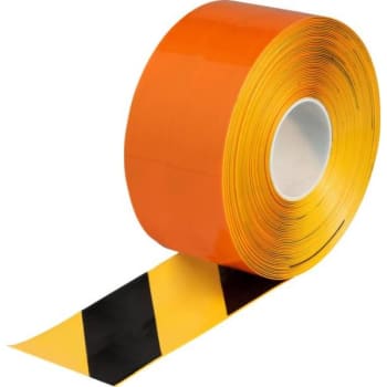 Image for Brady Toughstripe® Max Floor Marking Tape Roll, 4 In. X 100 Ft. Black, Yellow from HD Supply