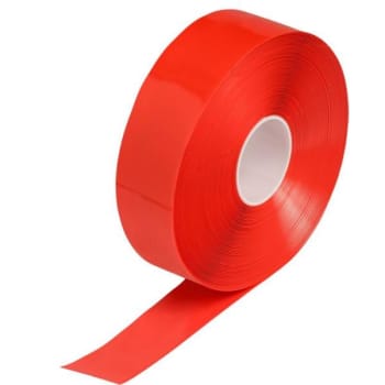 Brady Toughstripe® Max Floor Marking Tape Roll, 3 In. X 100 Ft. Vinyl, Red