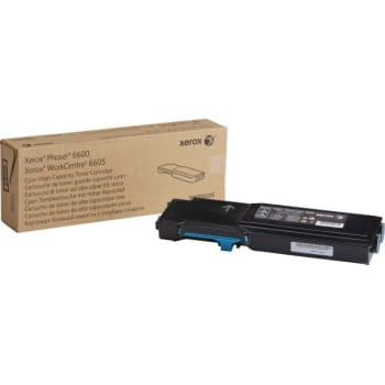 Image for Xerox® Cyan High-Yield Original Toner Cartridge, Phaser® 6600 WorkCentre® 6605 from HD Supply