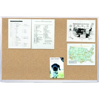 Image for Ghent® 2 x 3 ft. Corkboard w/ Frame from HD Supply