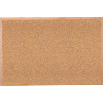 Image for Ghent® Natural Cork Bulletin Board with Wood Frame, 2'H x 3'W from HD Supply