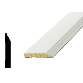 Image for Woodgrain Millwork 634 White Pine Primed Base Moulding 7/16x3x96", Package Of 5 from HD Supply
